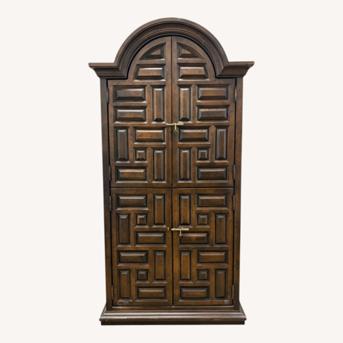 Used Drexel Villa Escalante Gothic Armoire  for sale on AptDeco