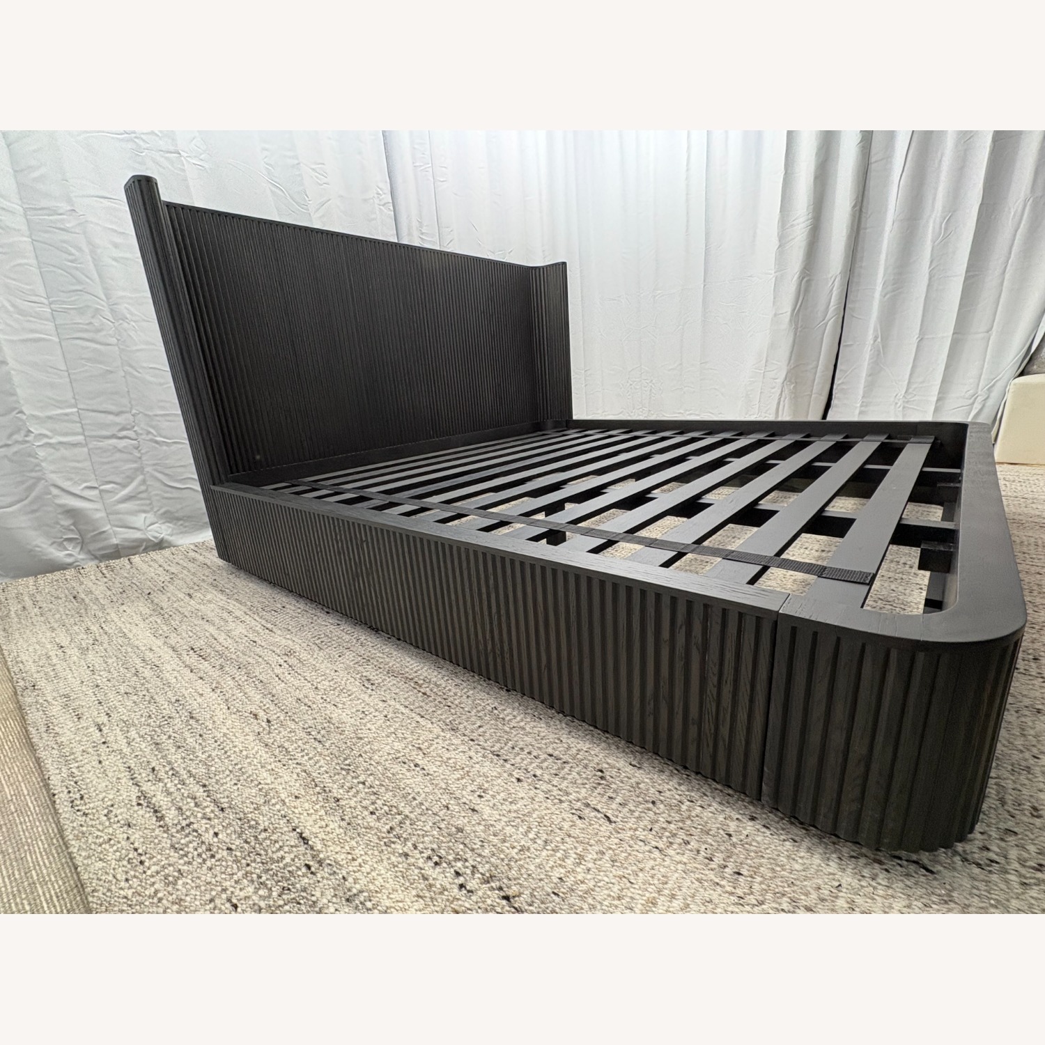 Restoration Hardware  Byron Shelter Bed – King | Black Oak  - image-11