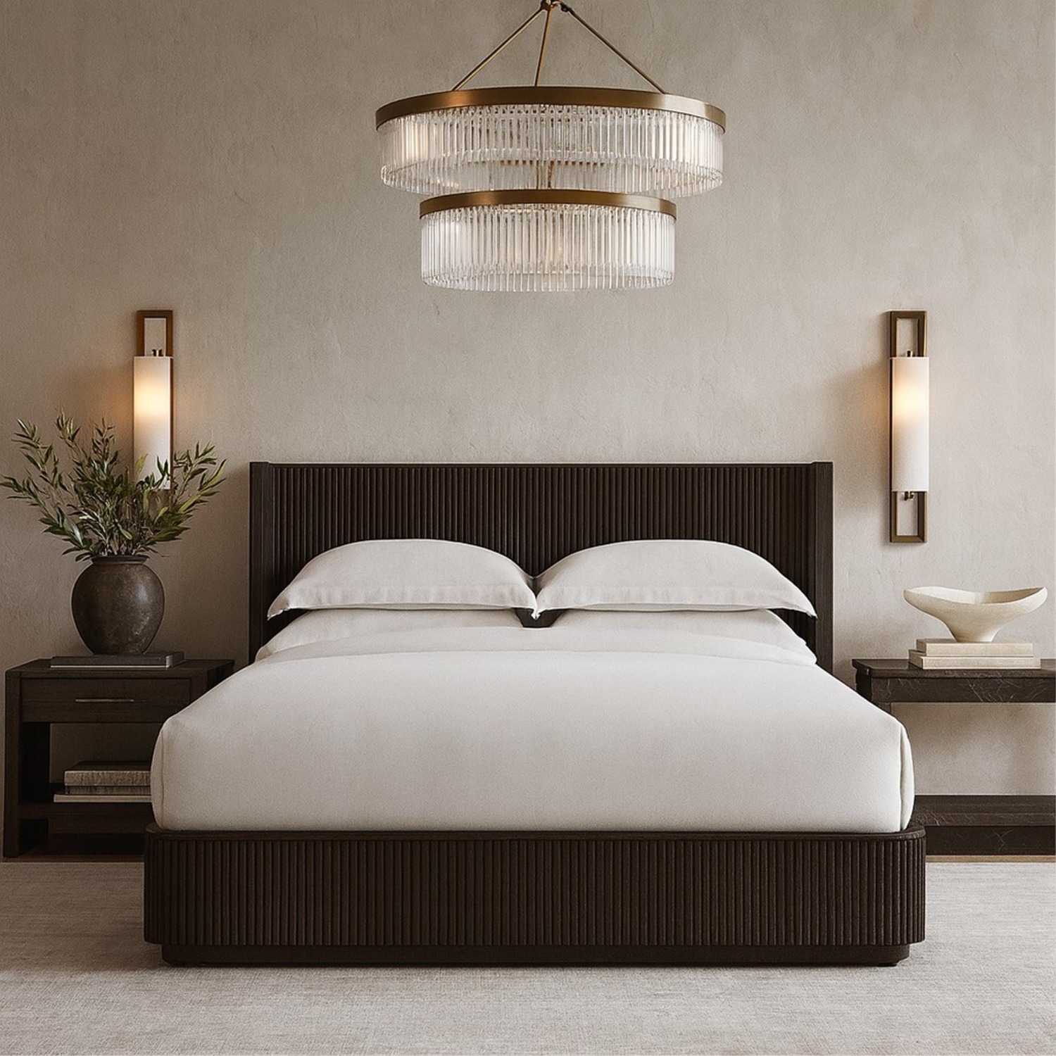 Restoration Hardware  Byron Shelter Bed – King | Black Oak  - image-4