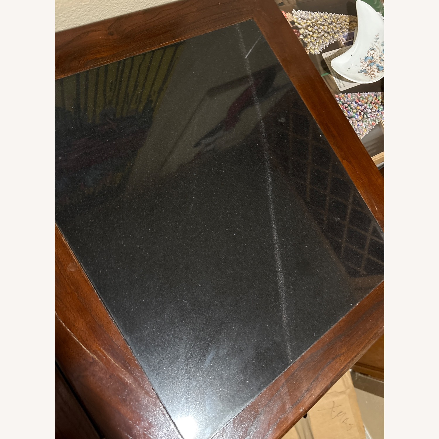 Vintage/Antique Dark Brown Wood Bar Cart - image-11