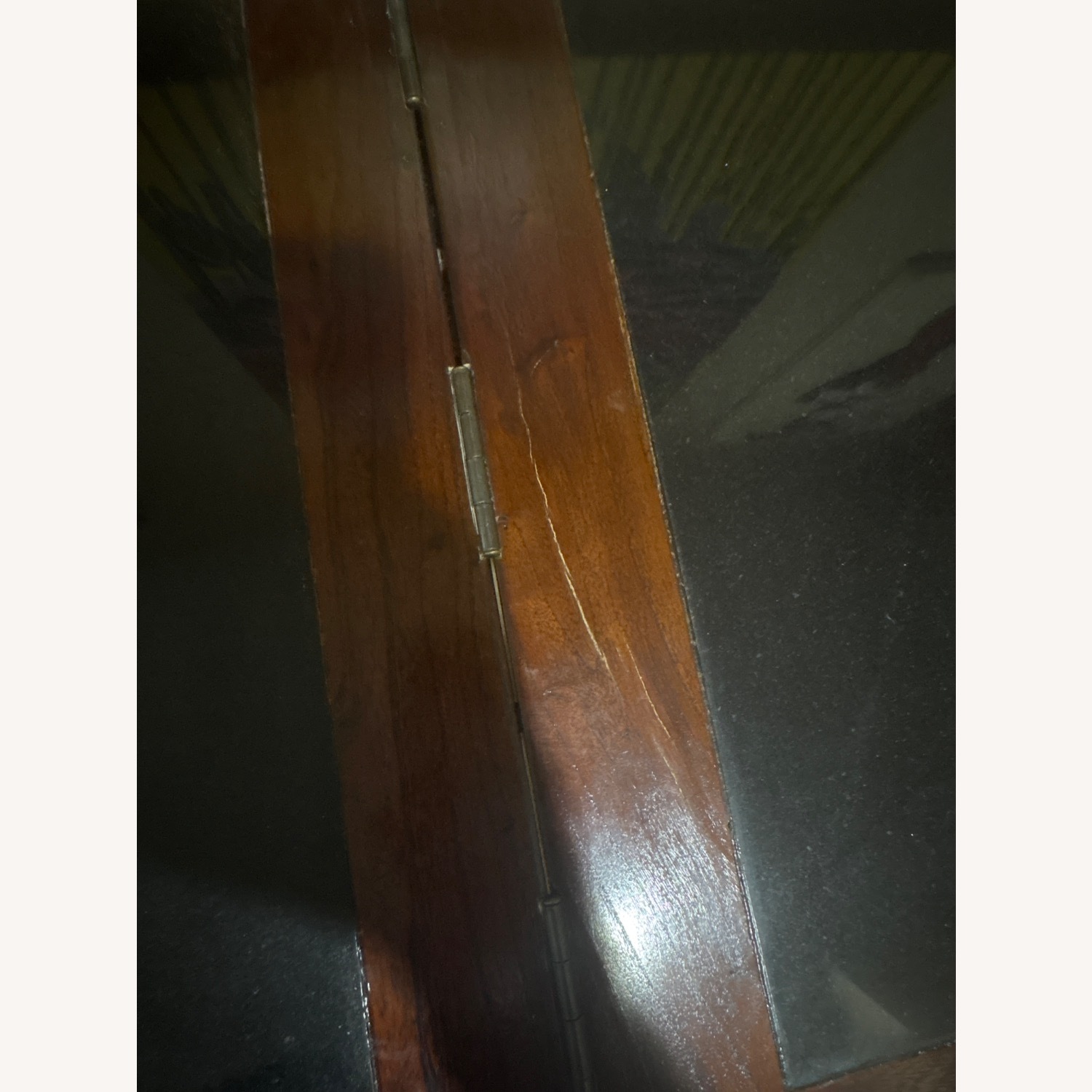 Vintage/Antique Dark Brown Wood Bar Cart - image-4