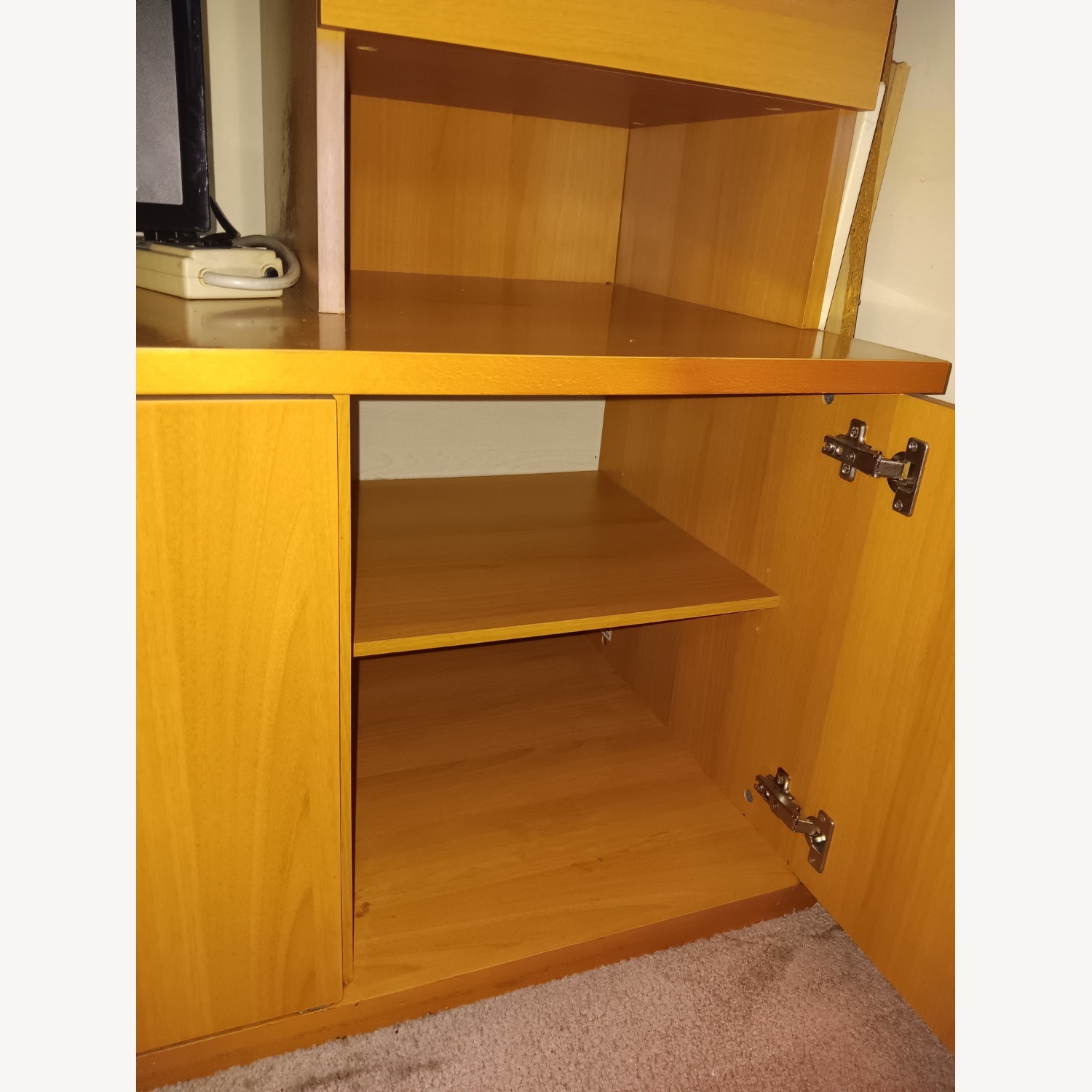 Light Brown Wood TV Cabinet - image-5