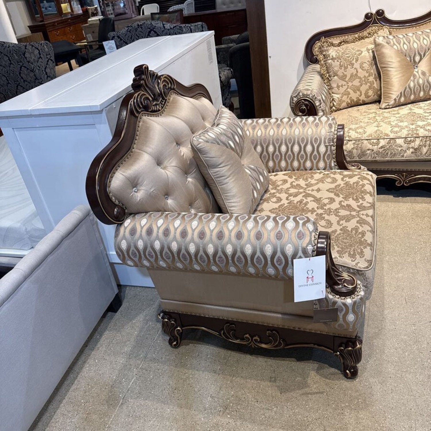 Homelegance Balthasar Cherry Chair - image-4