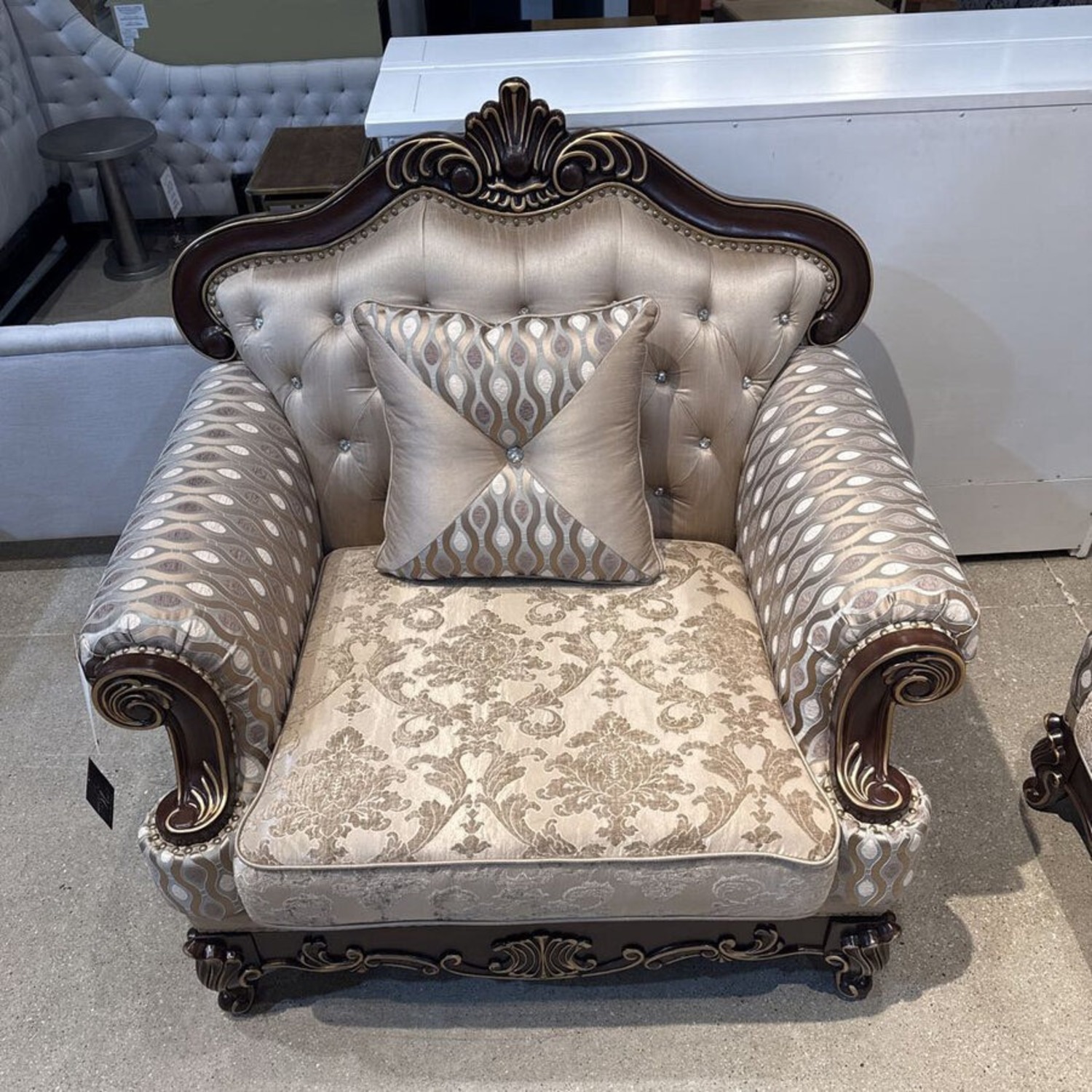 Homelegance Balthasar Cherry Chair - image-3