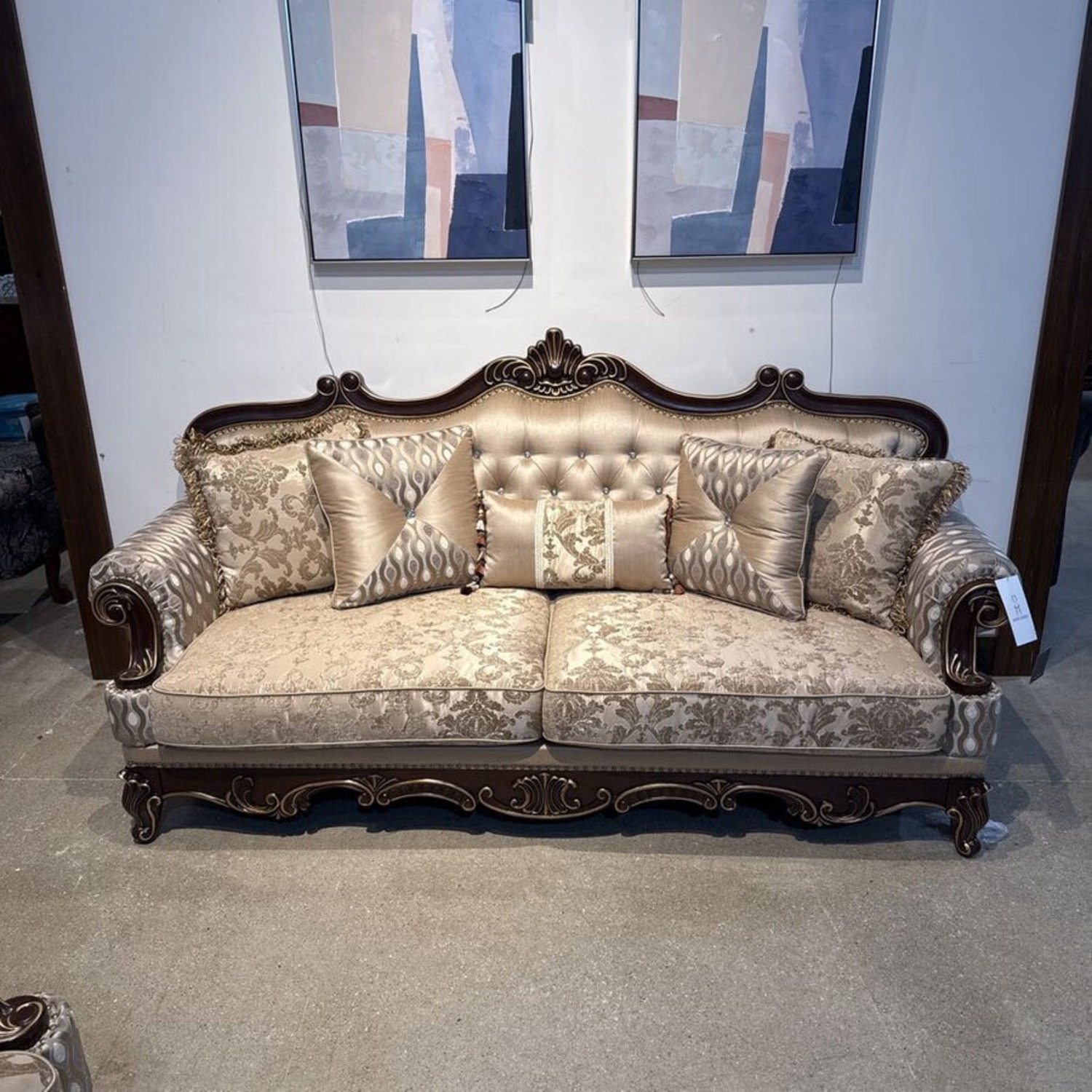 Homelegance Balthasar Cherry Sofa - image-2