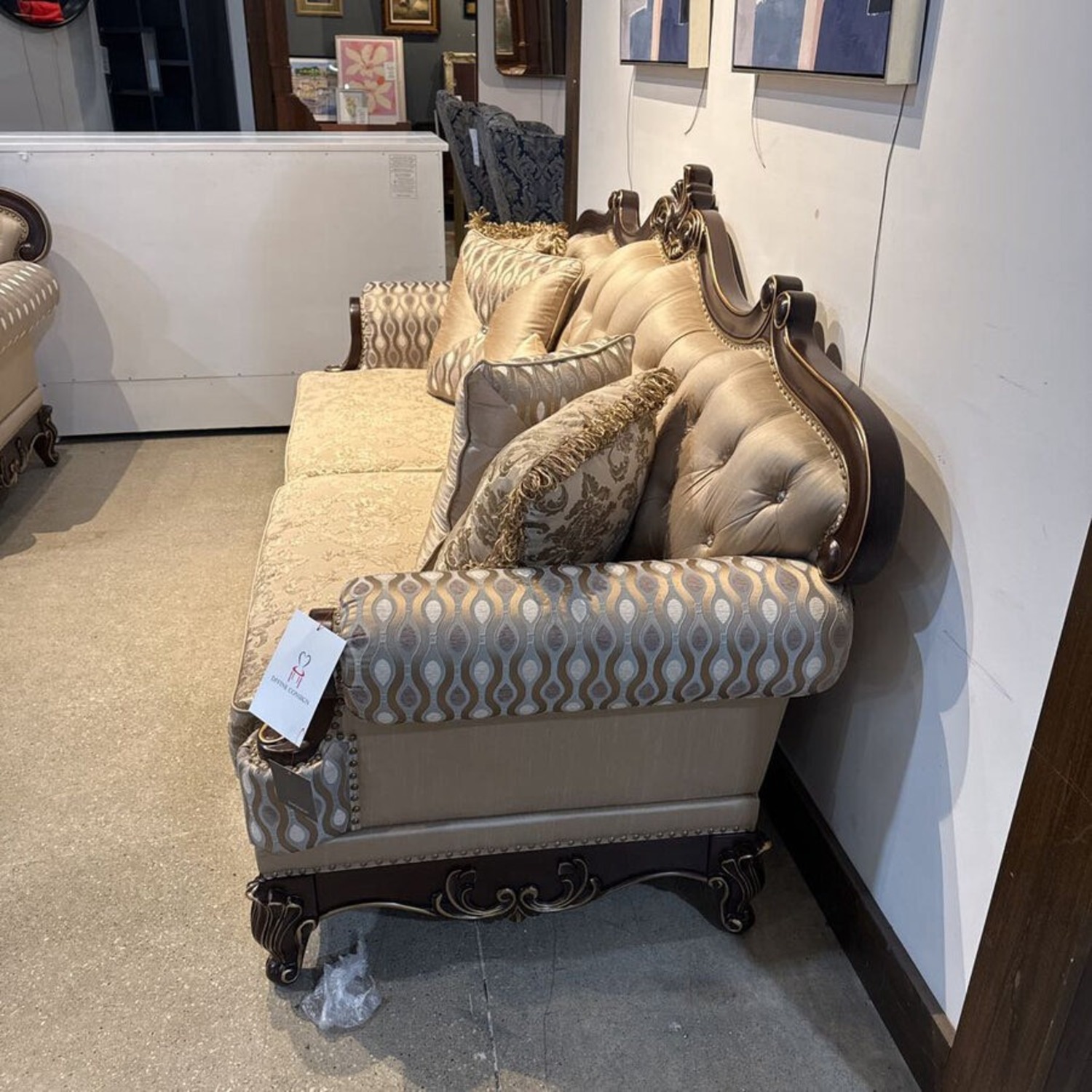 Homelegance Balthasar Cherry Sofa - image-4