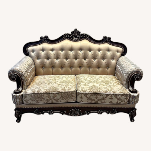Used Homelegance Balthasar Cherry Loveseat for sale on AptDeco