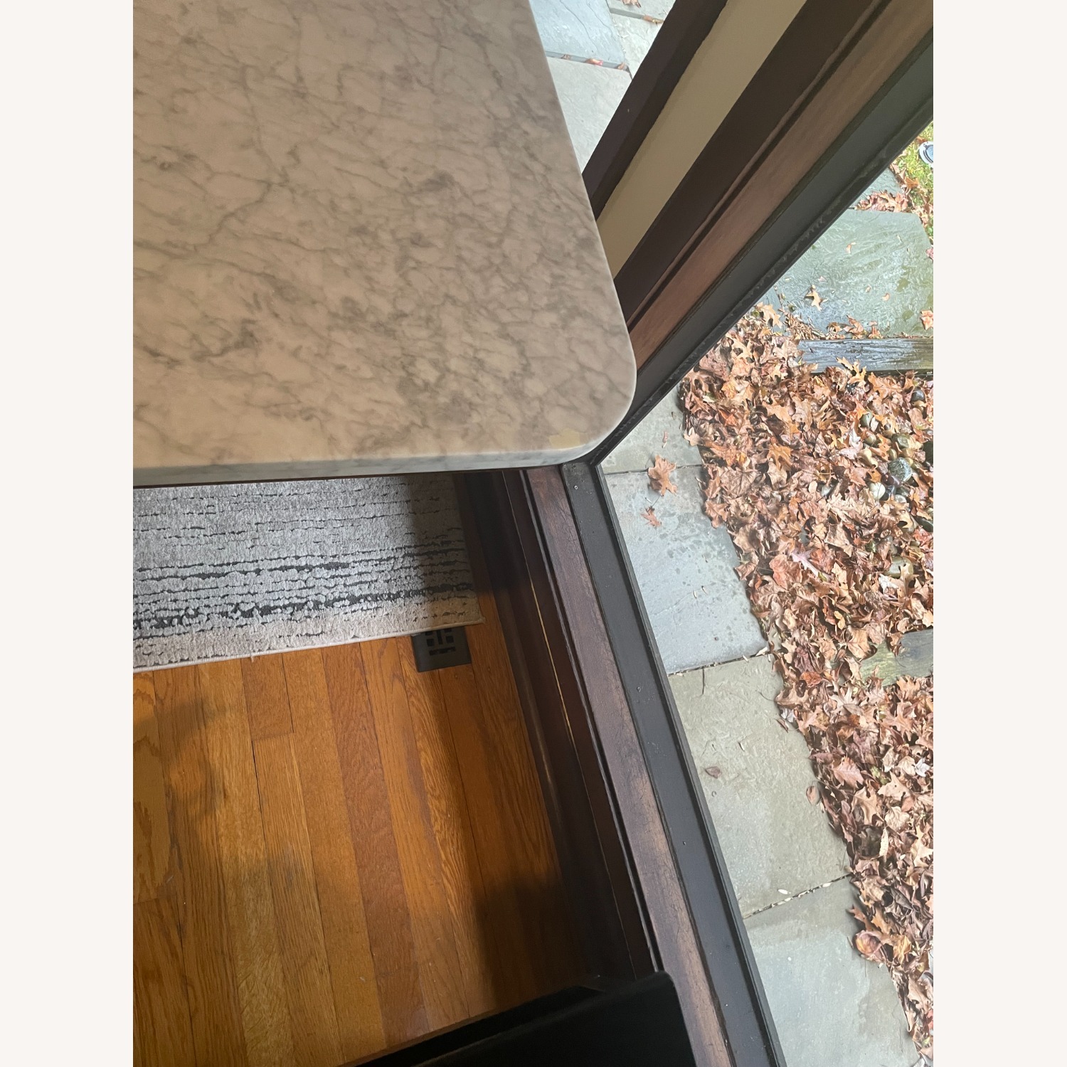 Arhaus Massa Marble and Brass Dining Room Table - image-2