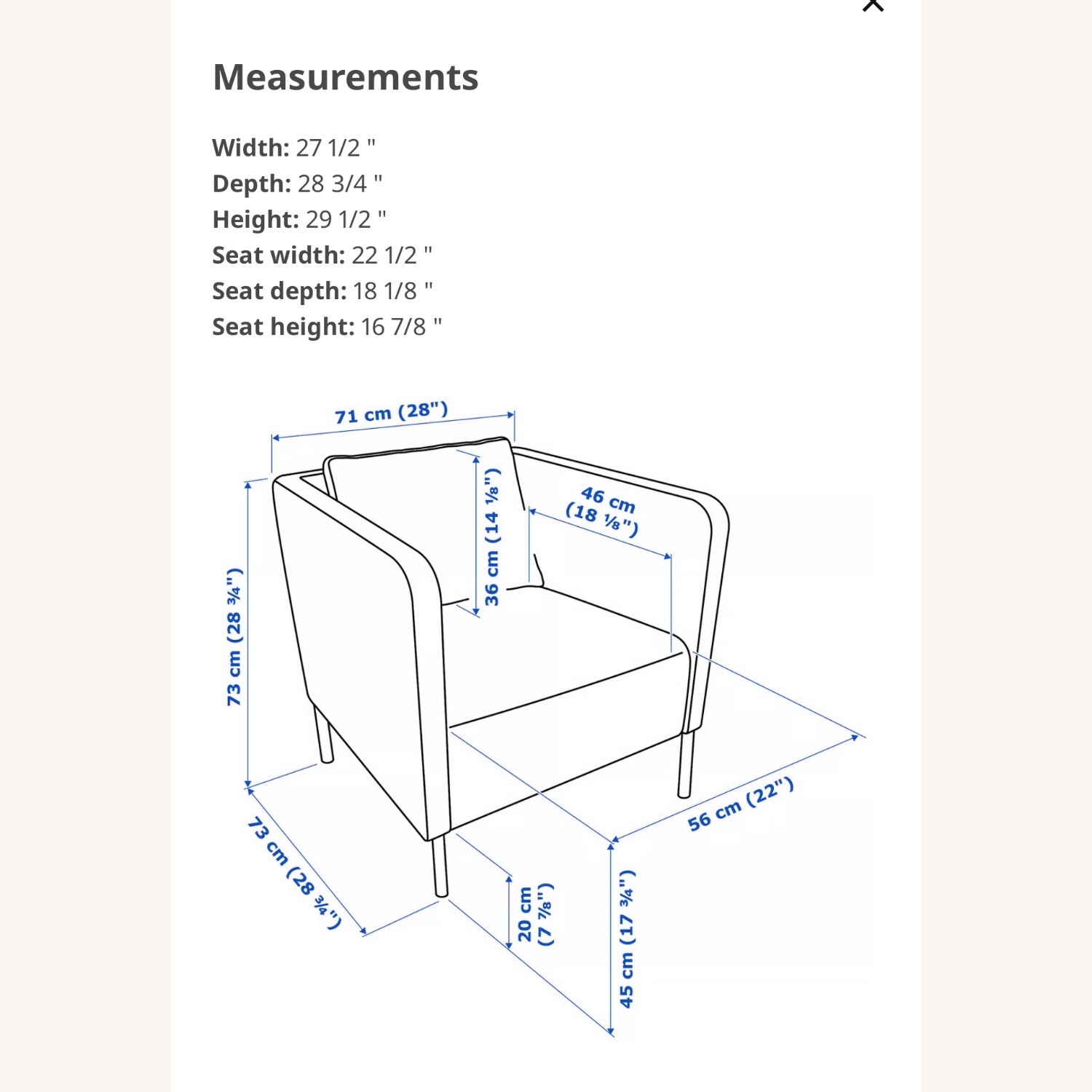 IKEA EKERÖ 2 Yellow Armchair - image-4