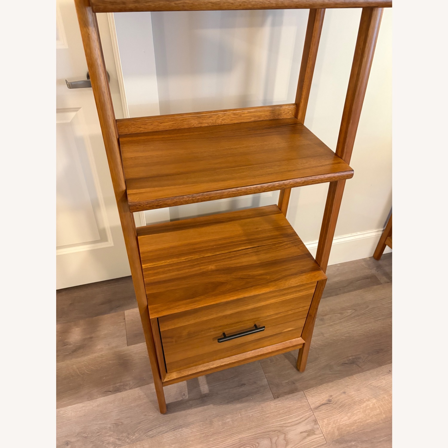 West Elm Mid Century Light Brown Wood Bookcase - image-3