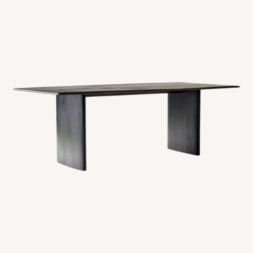 Used West Elm Anton Black Wood Dining Table for sale on AptDeco