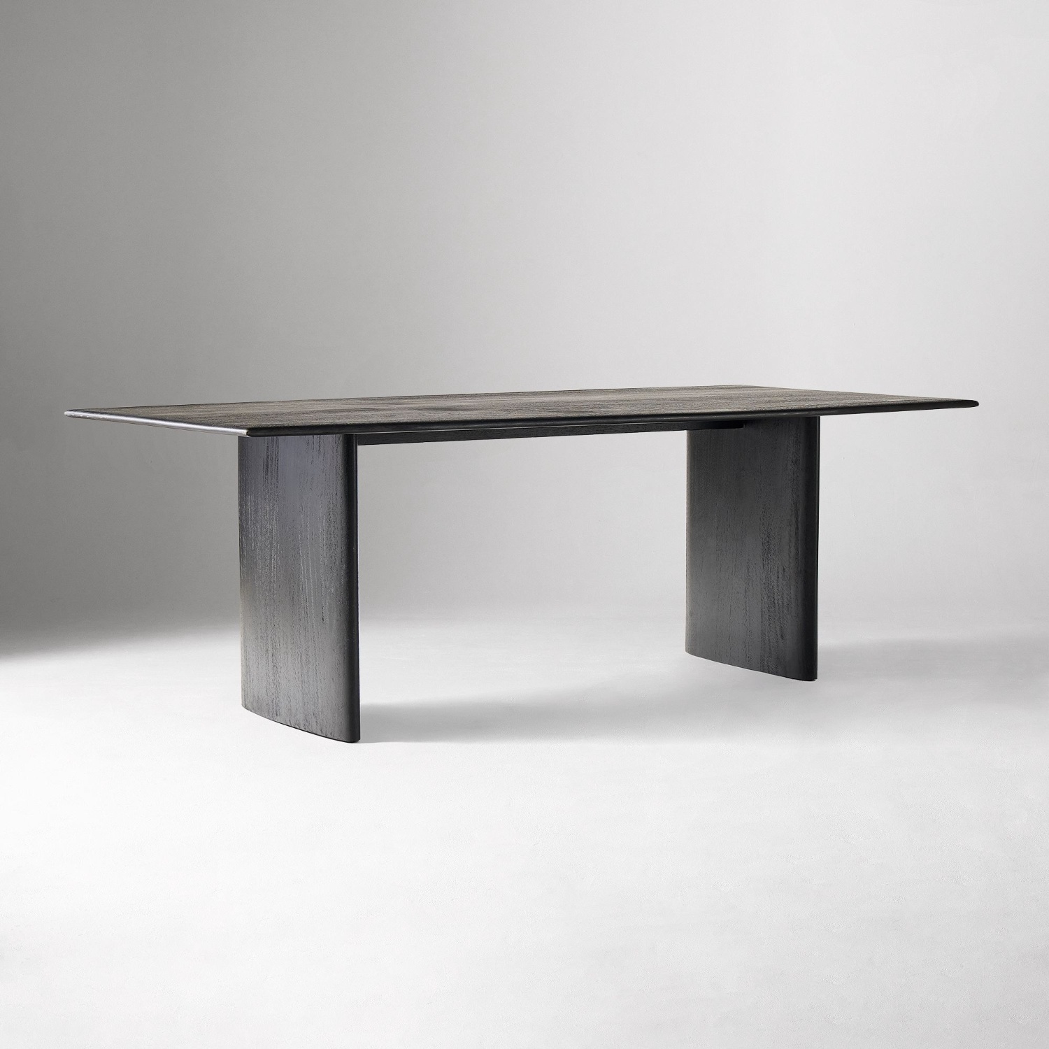 West Elm Anton Black Wood Dining Table - image-10