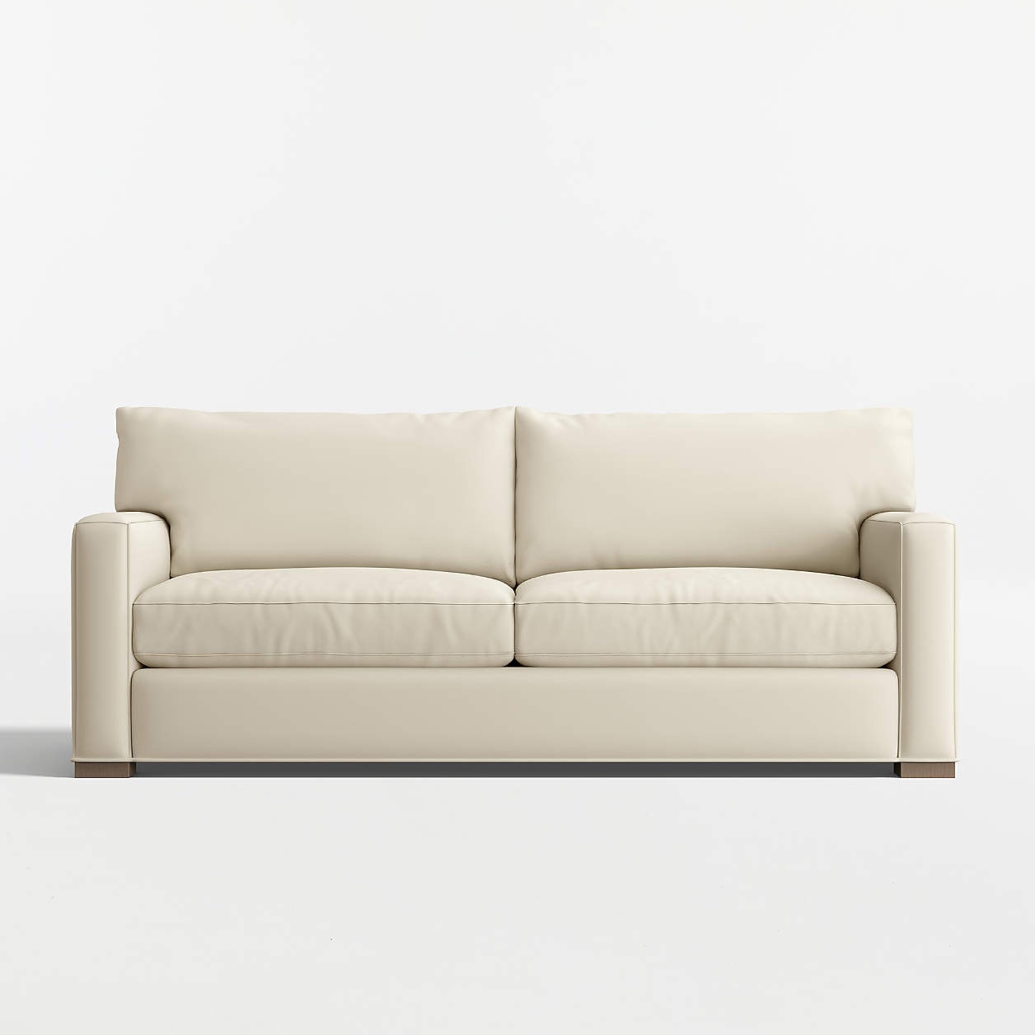 Crate & Barrel Axis II White Fabric 2 Seater Sofa - image-4