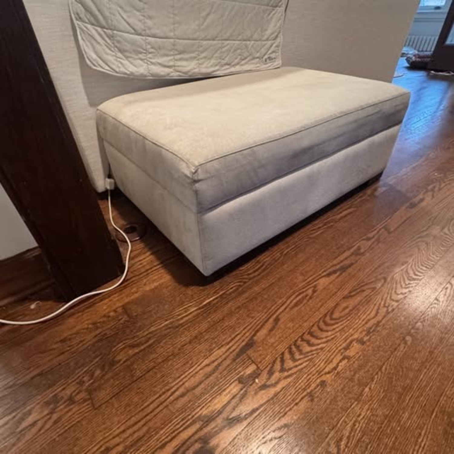 Crate & Barrel Axis II White Fabric 2 Seater Sofa - image-3