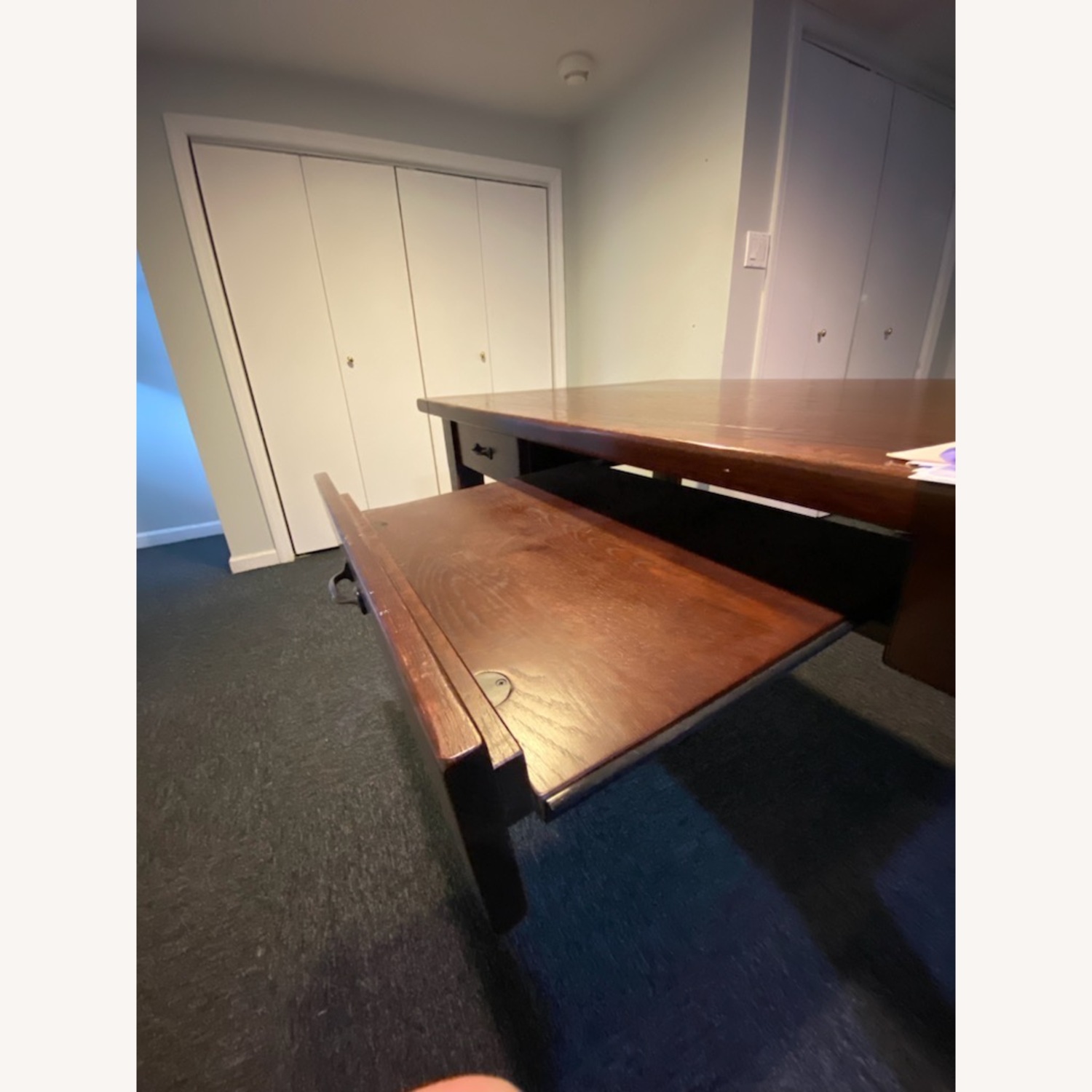 Pottery Barn Lucas Solid Oak Desk - image-5