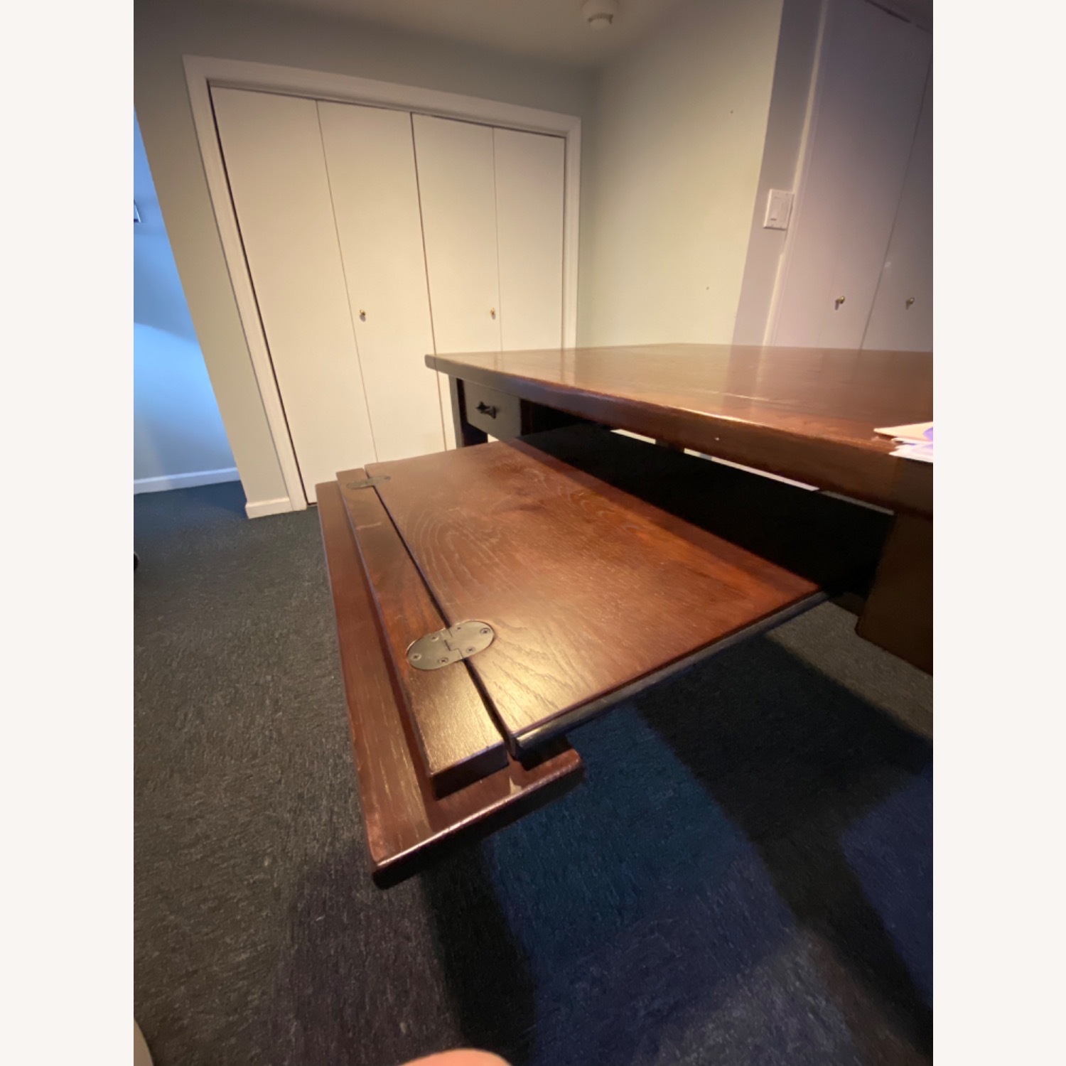 Pottery Barn Lucas Solid Oak Desk - image-8