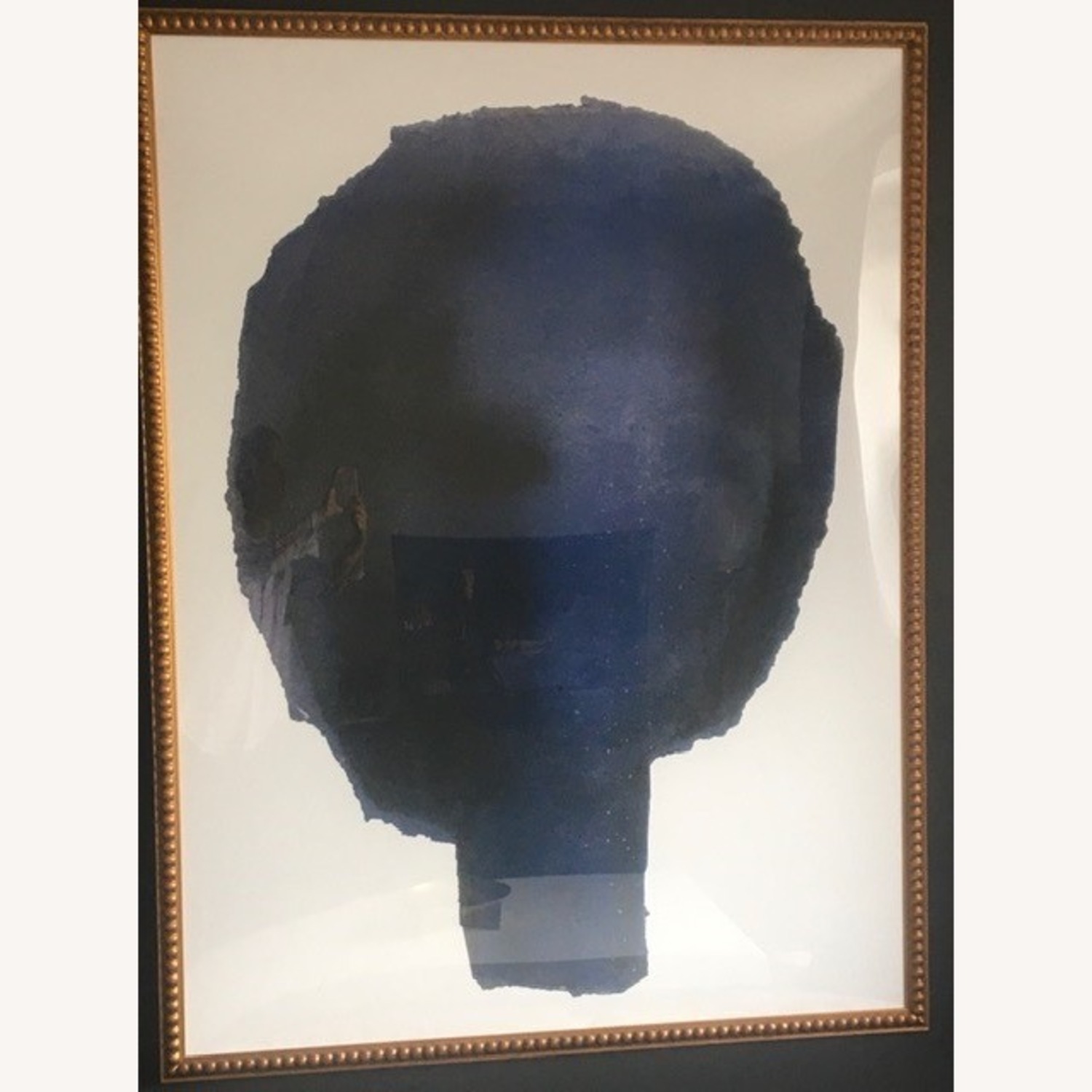 Anthropologie Blue Head Wall Art  - image-2