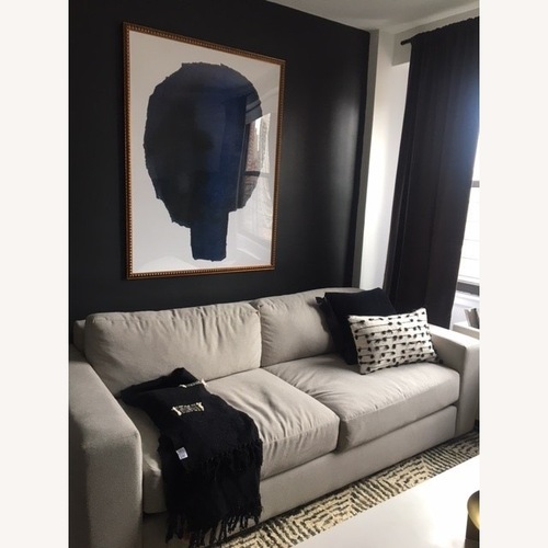 Used Anthropologie Blue Head Wall Art  for sale on AptDeco