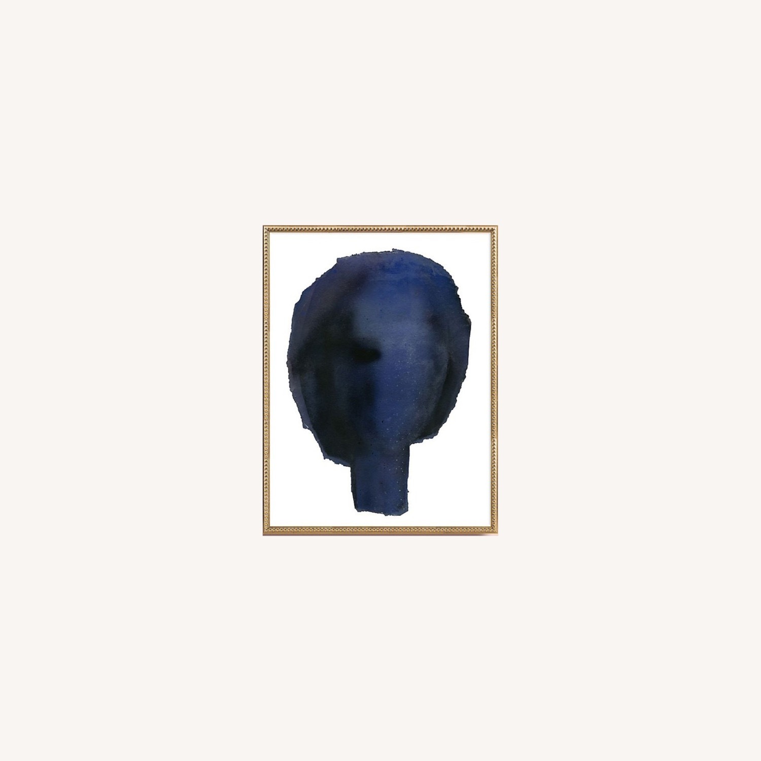 Anthropologie Blue Head Wall Art  - image-3