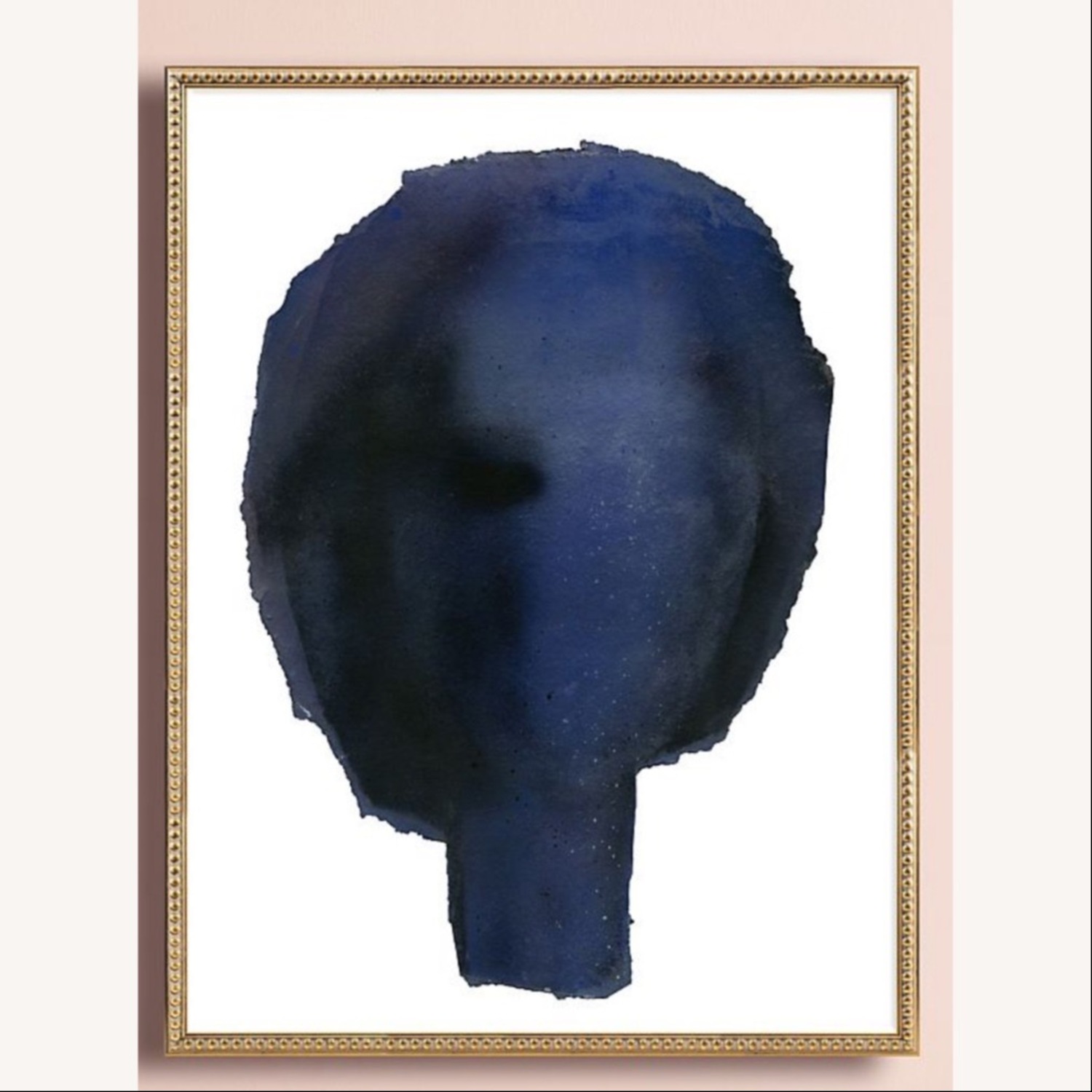 Anthropologie Blue Head Wall Art  - image-4