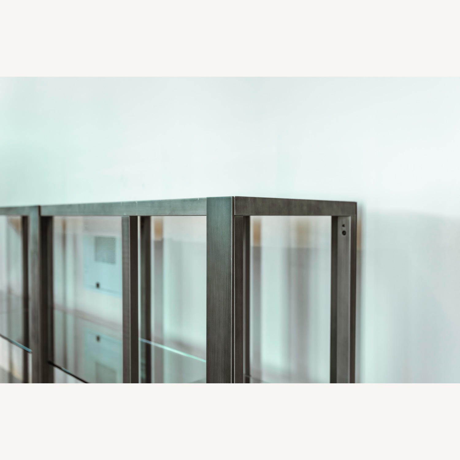 Dark Gray Metal Shelf - image-4