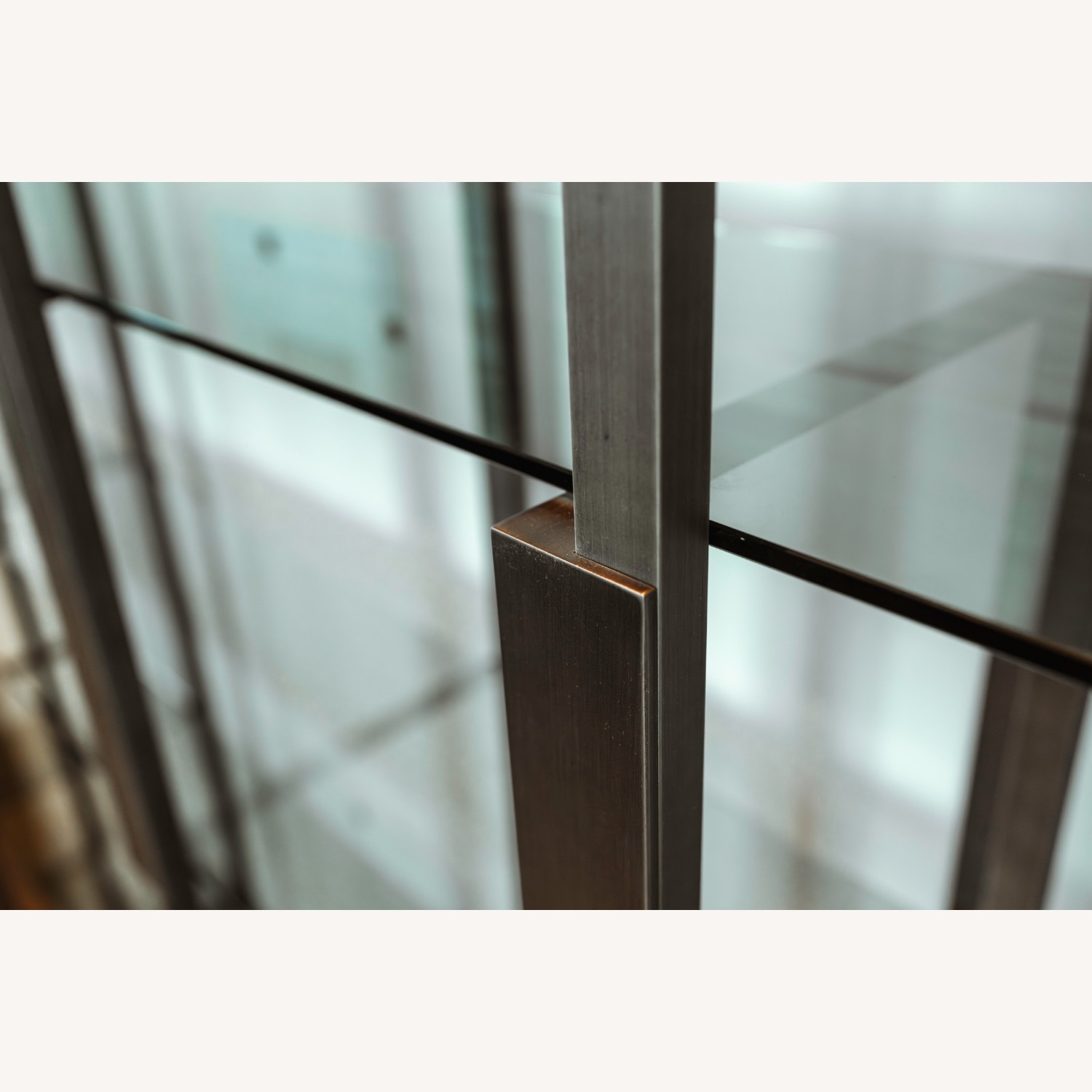 Dark Gray Metal Shelf - image-5