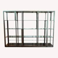 Dark Gray Metal Shelf