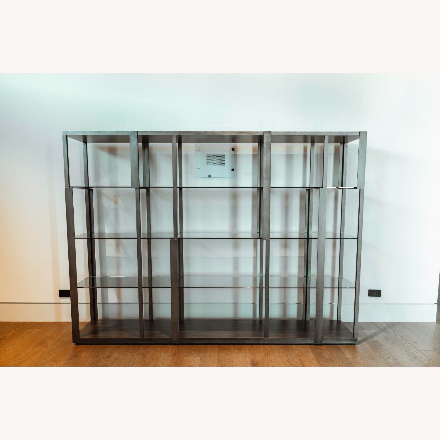 Dark Gray Metal Shelf - image-3