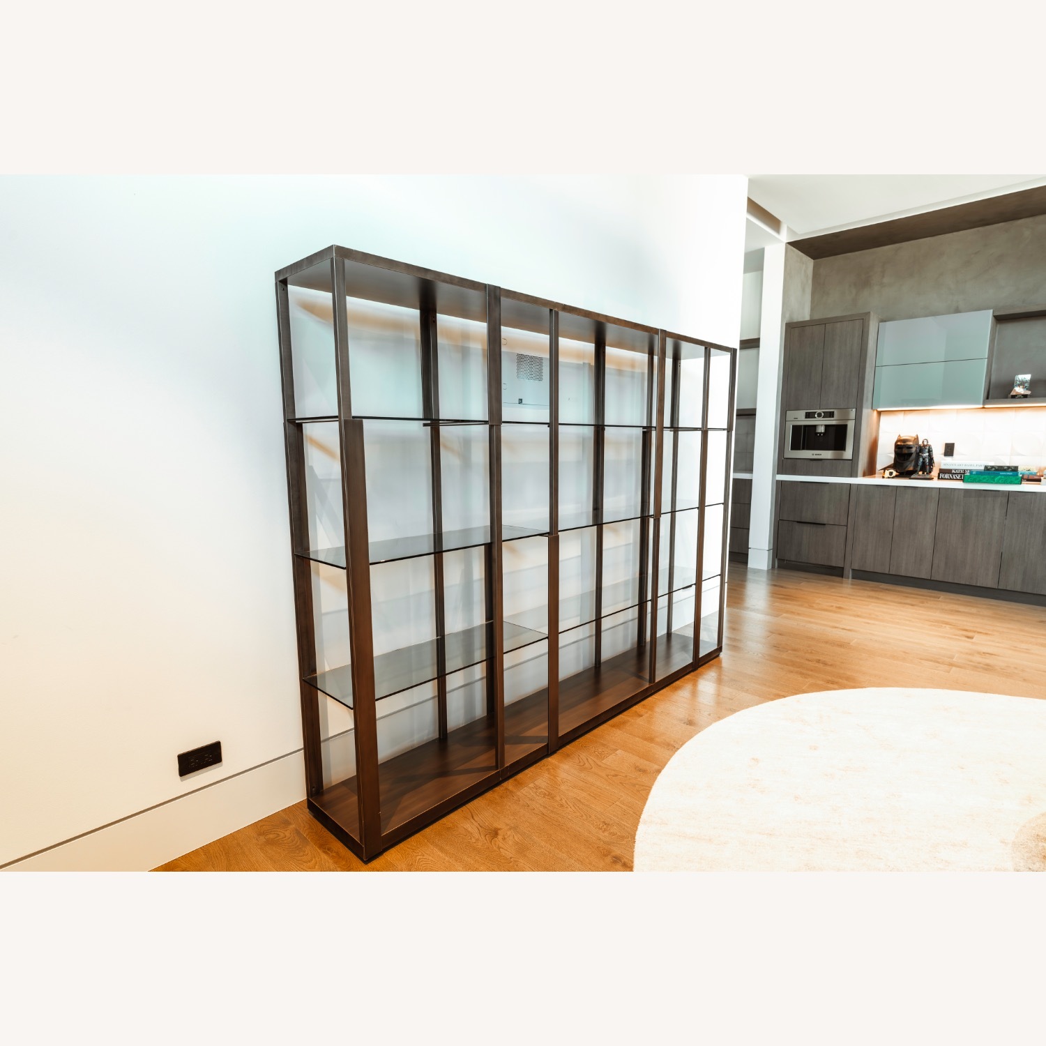 Dark Gray Metal Shelf - image-2