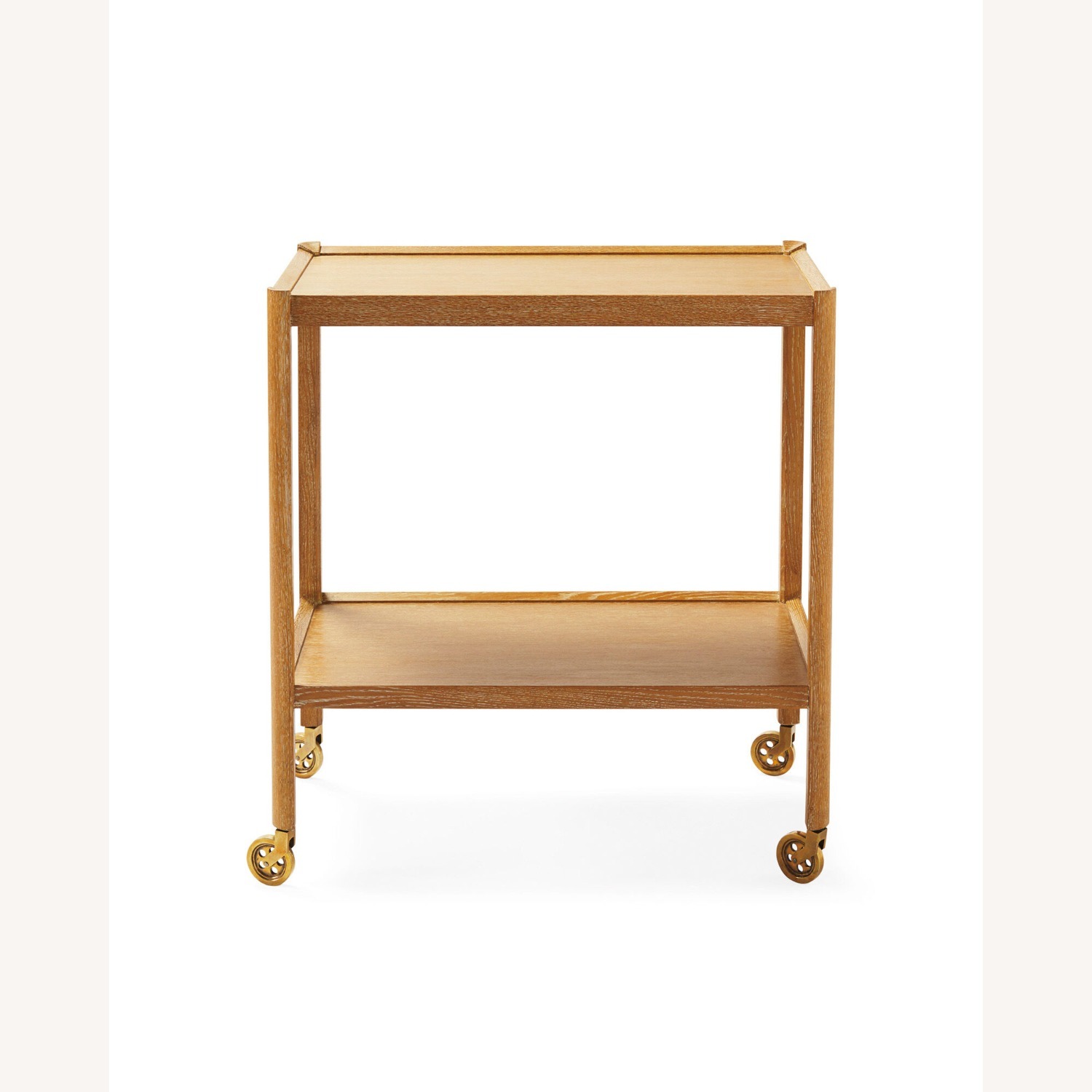 Serena & Lily Ellington Oak Bar Cart - image-2