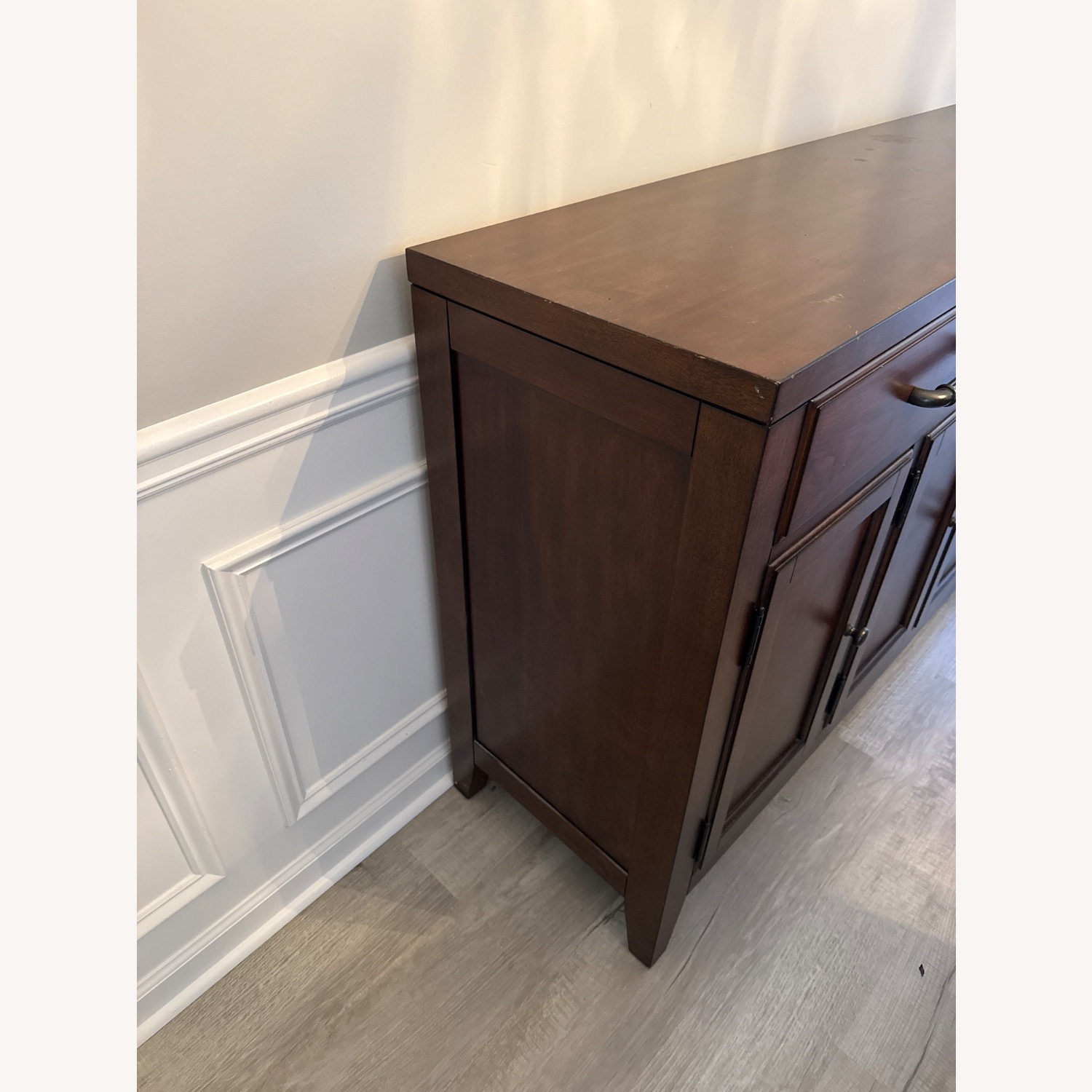 Havertys Dark Brown Wood Sideboard - image-3