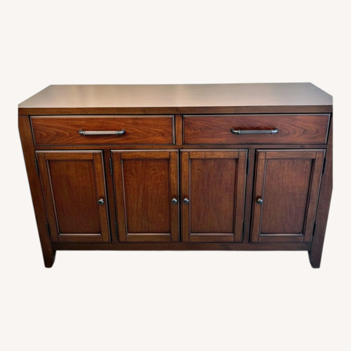 Used Havertys Dark Brown Wood Sideboard for sale on AptDeco
