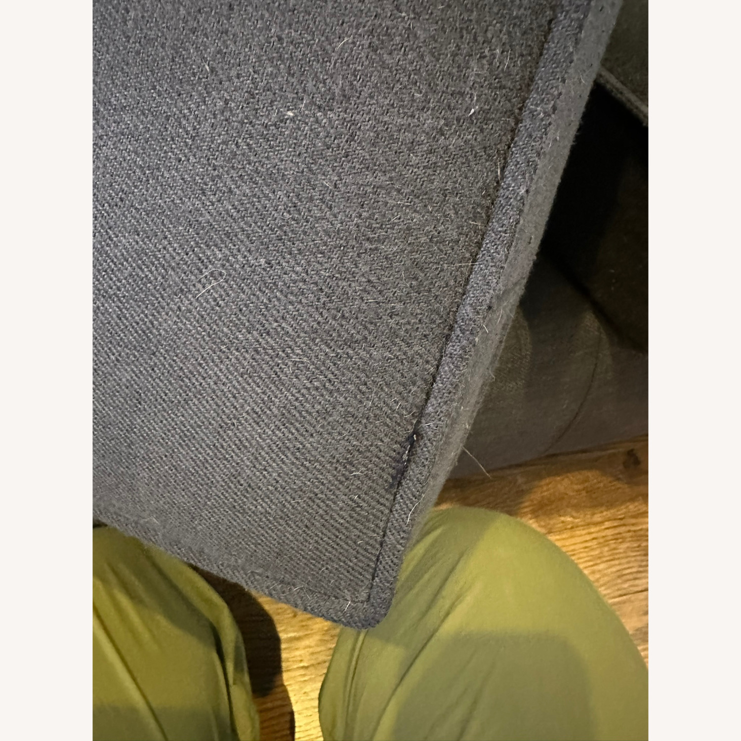 CB2 Club Dark Gray Fabric 2 Seater Sofa - image-5