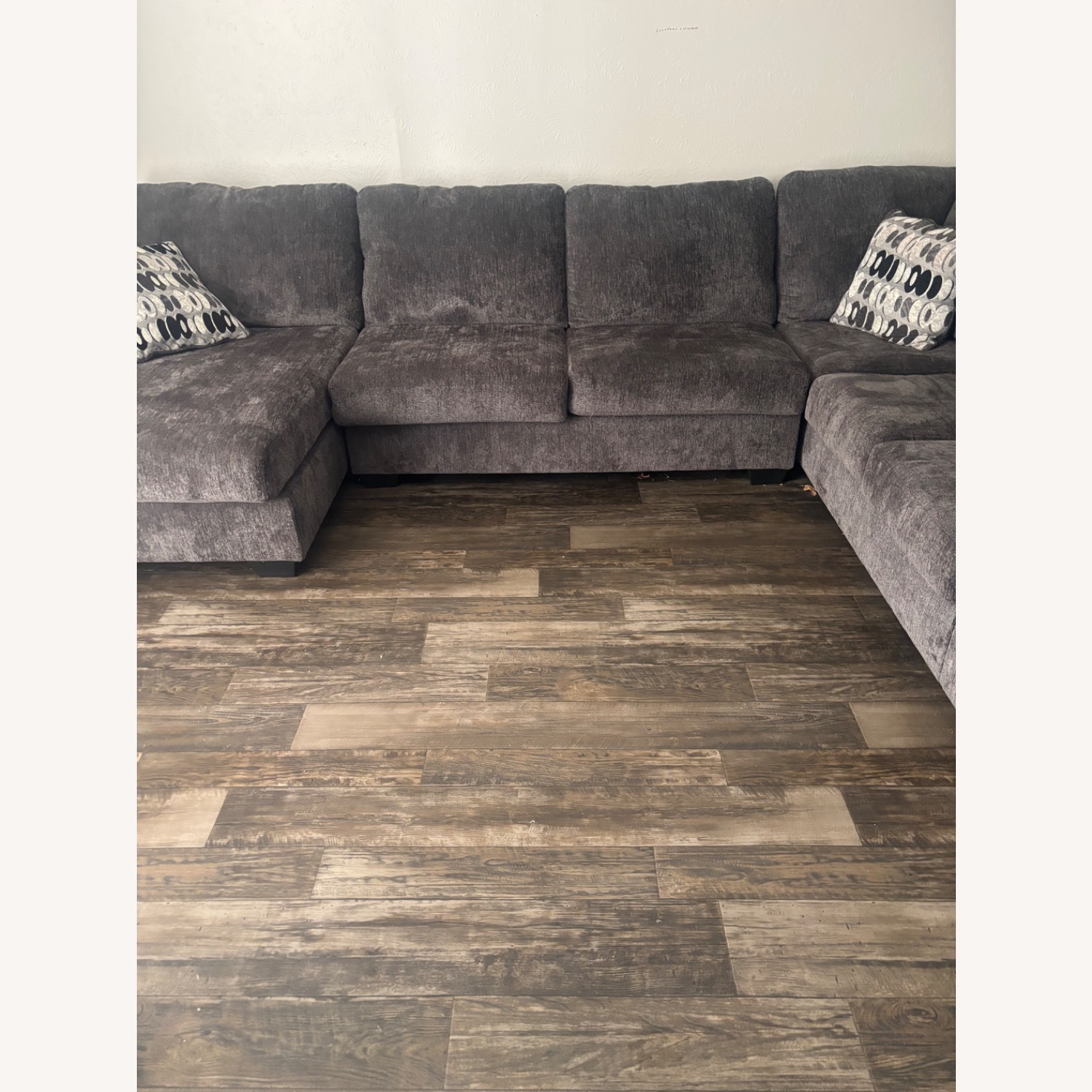 Cozy Sack Light Gray Fabric 3+ Piece Sectional - image-6