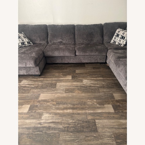 Used Cozy Sack Light Gray Fabric 3+ Piece Sectional for sale on AptDeco