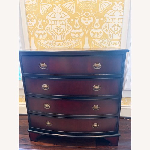 Used The Bombay Company Dark Brown Wood Dresser for sale on AptDeco