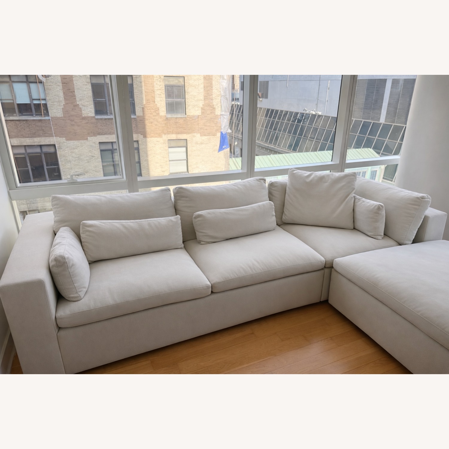 West Elm Harmony Natural 3+ Piece Sectional - image-2