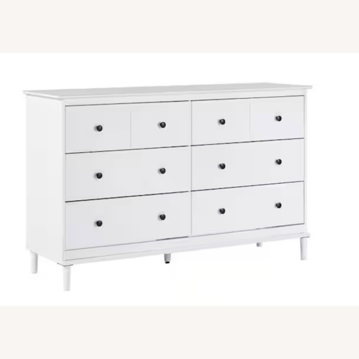 Walker Edison White Solid Wood Dresser - image-1