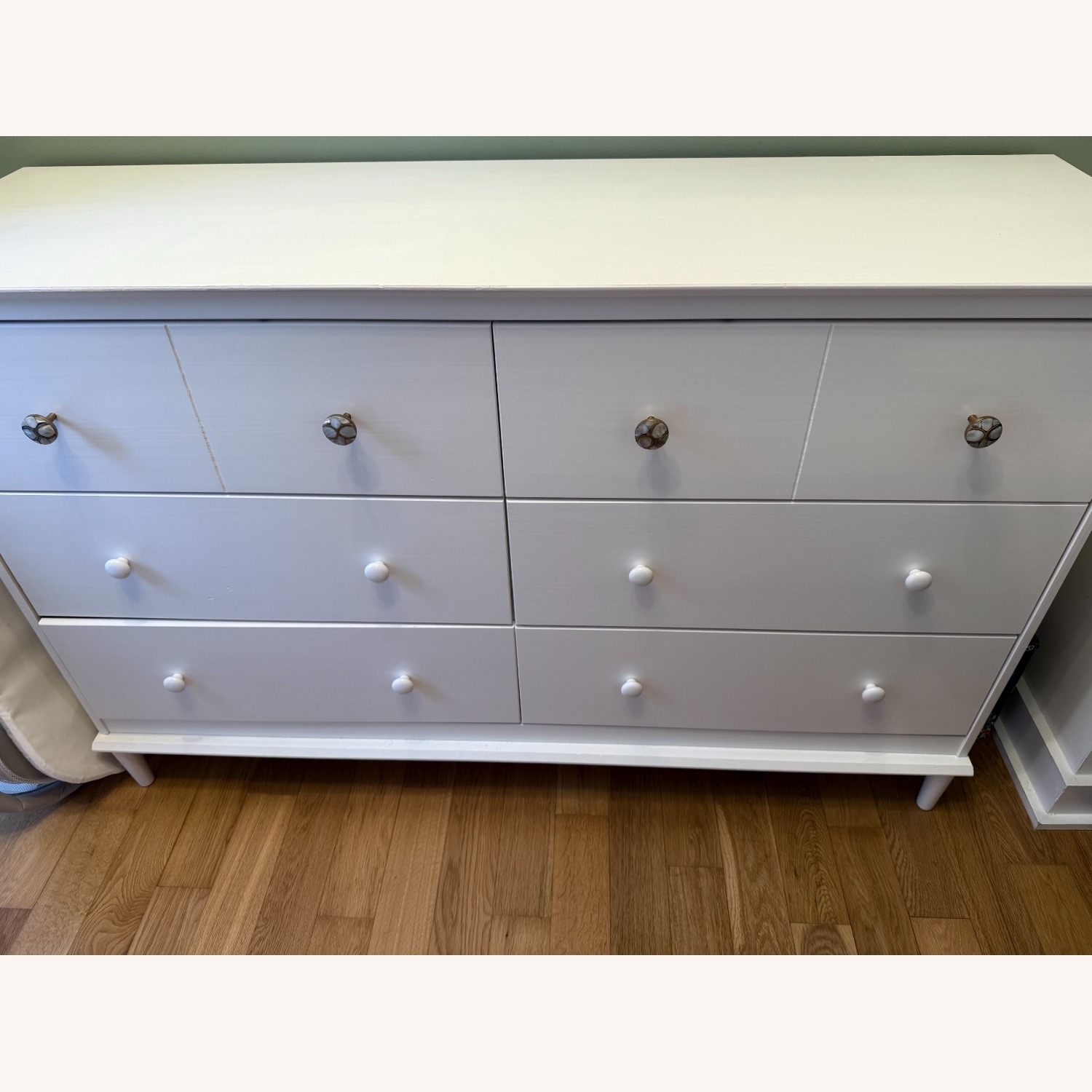 Walker Edison White Solid Wood Dresser - image-2