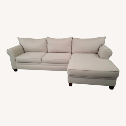 Used Bob's Discount Furniture Fabric 2 Piece Sectional for sale on AptDeco