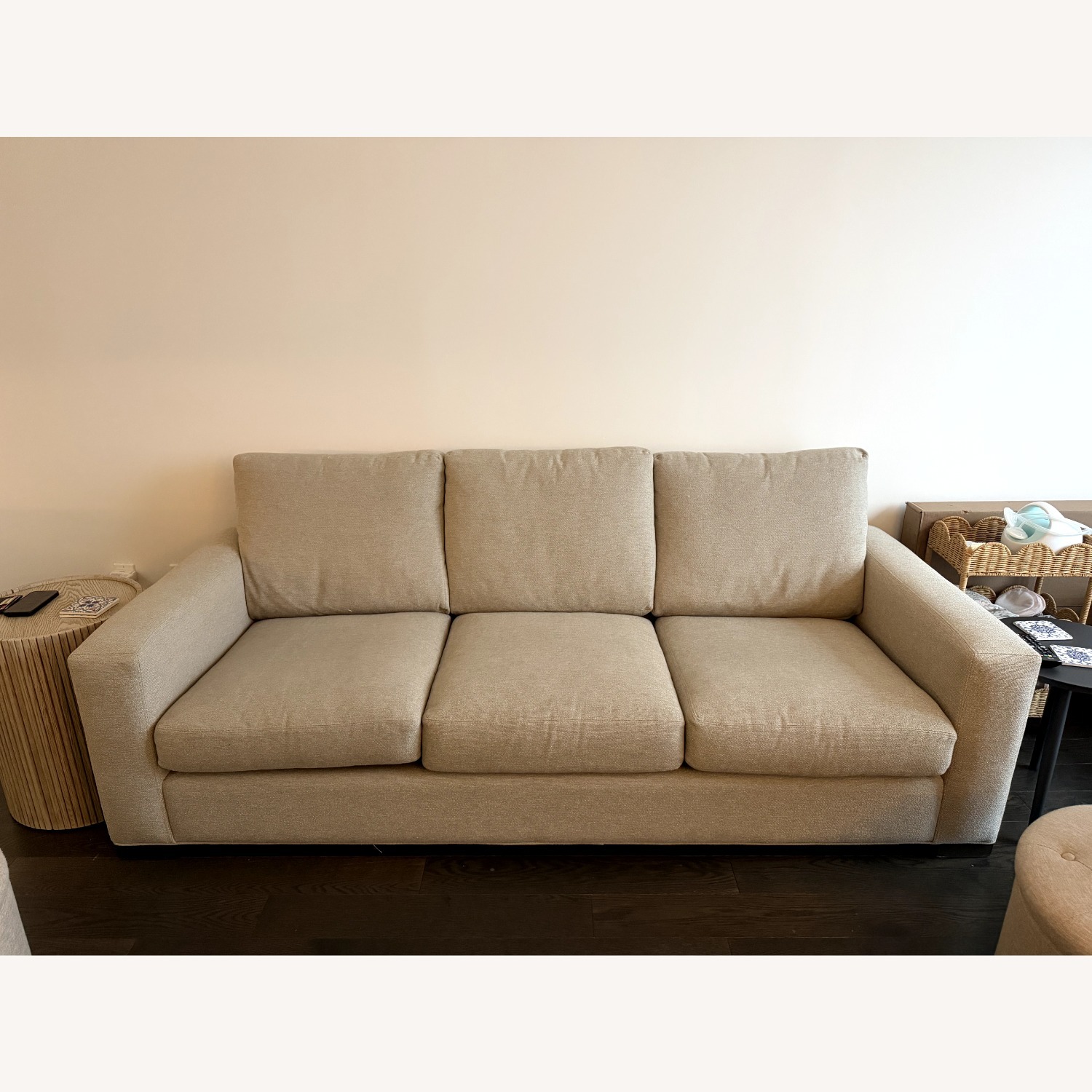 Room & Board Metro Natural Fabric 3+ Seater Sofa - image-4