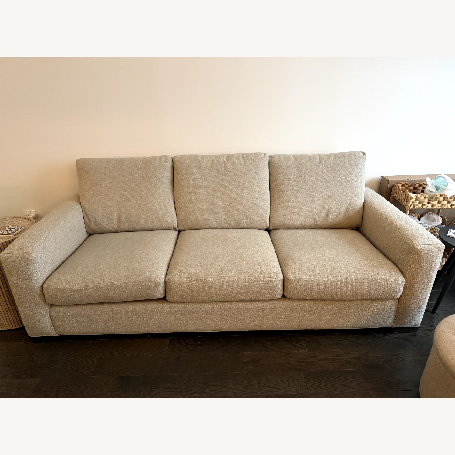 Room & Board Metro Natural Fabric 3+ Seater Sofa - image-1