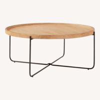 West Elm Willow Round Coffee Table 36"