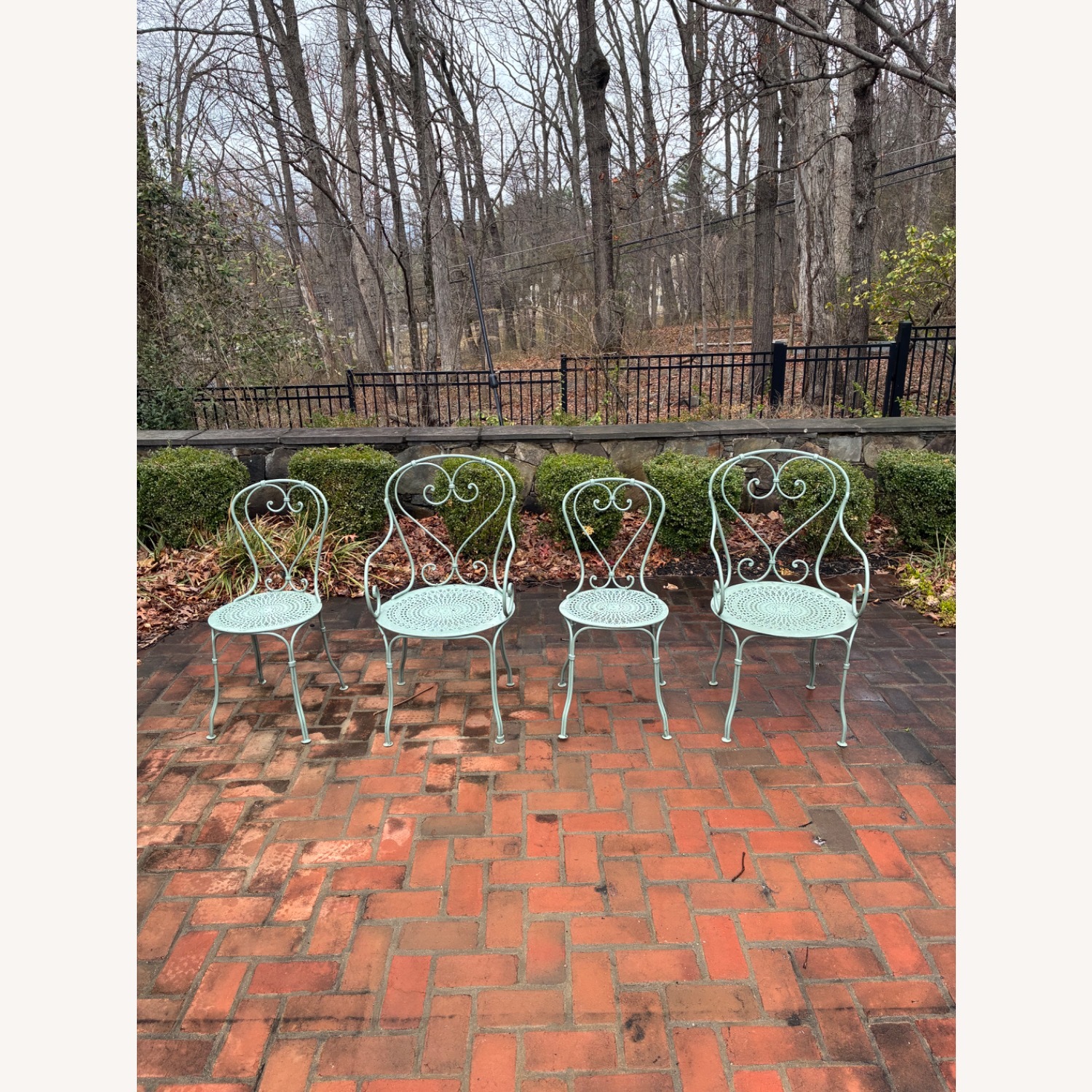 Woodard Furniture Green Iron Patio Furniture - image-2
