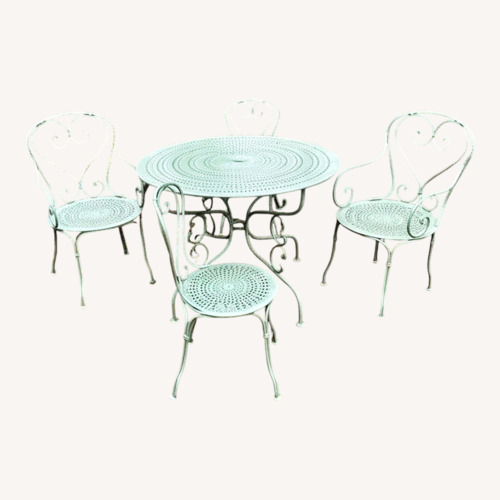 Used Woodard Furniture Green Iron Patio Furniture for sale on AptDeco