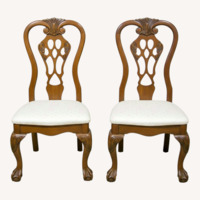 Vintage/Antique Dark Brown Dining Chairs