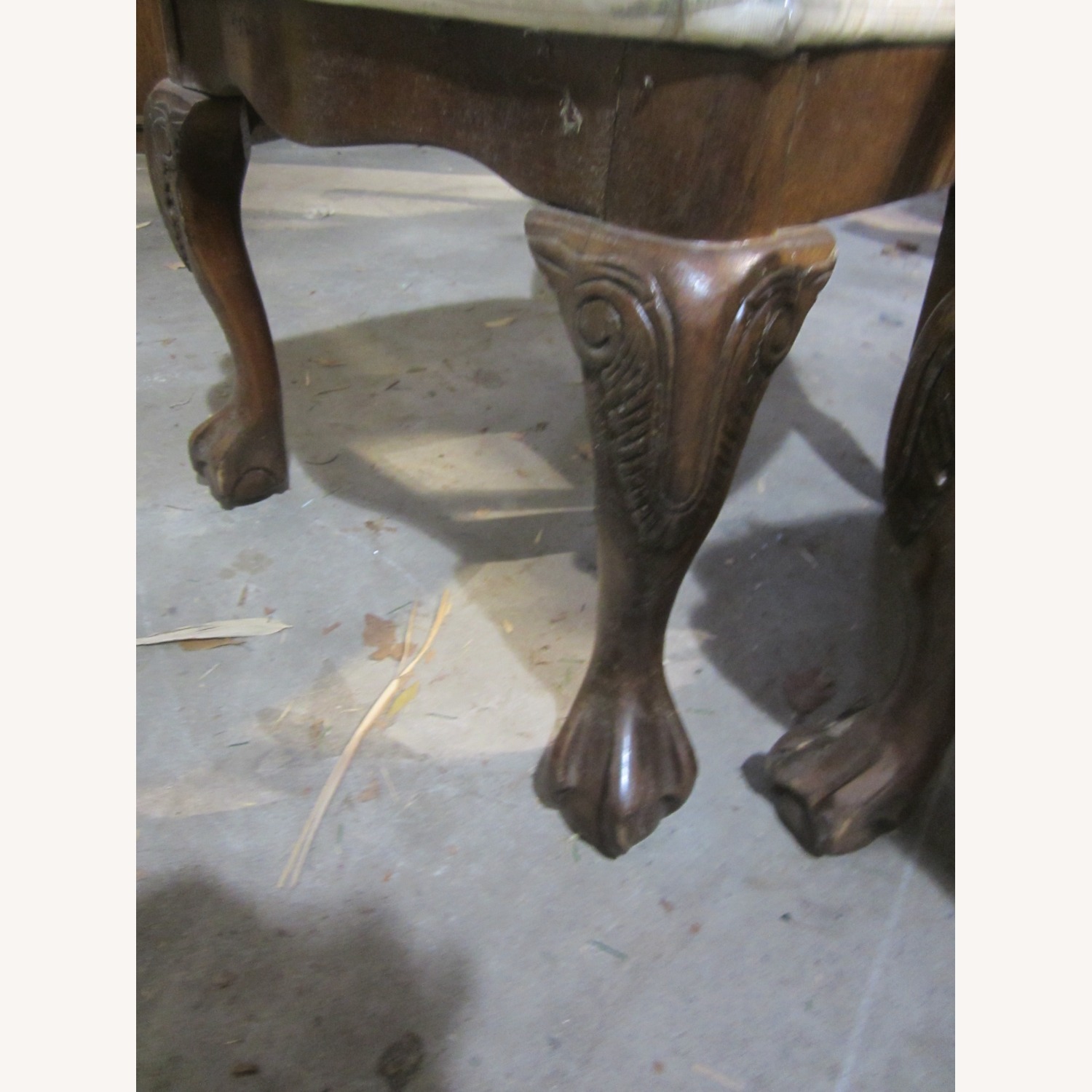 Vintage/Antique Dark Brown Dining Chairs - image-6