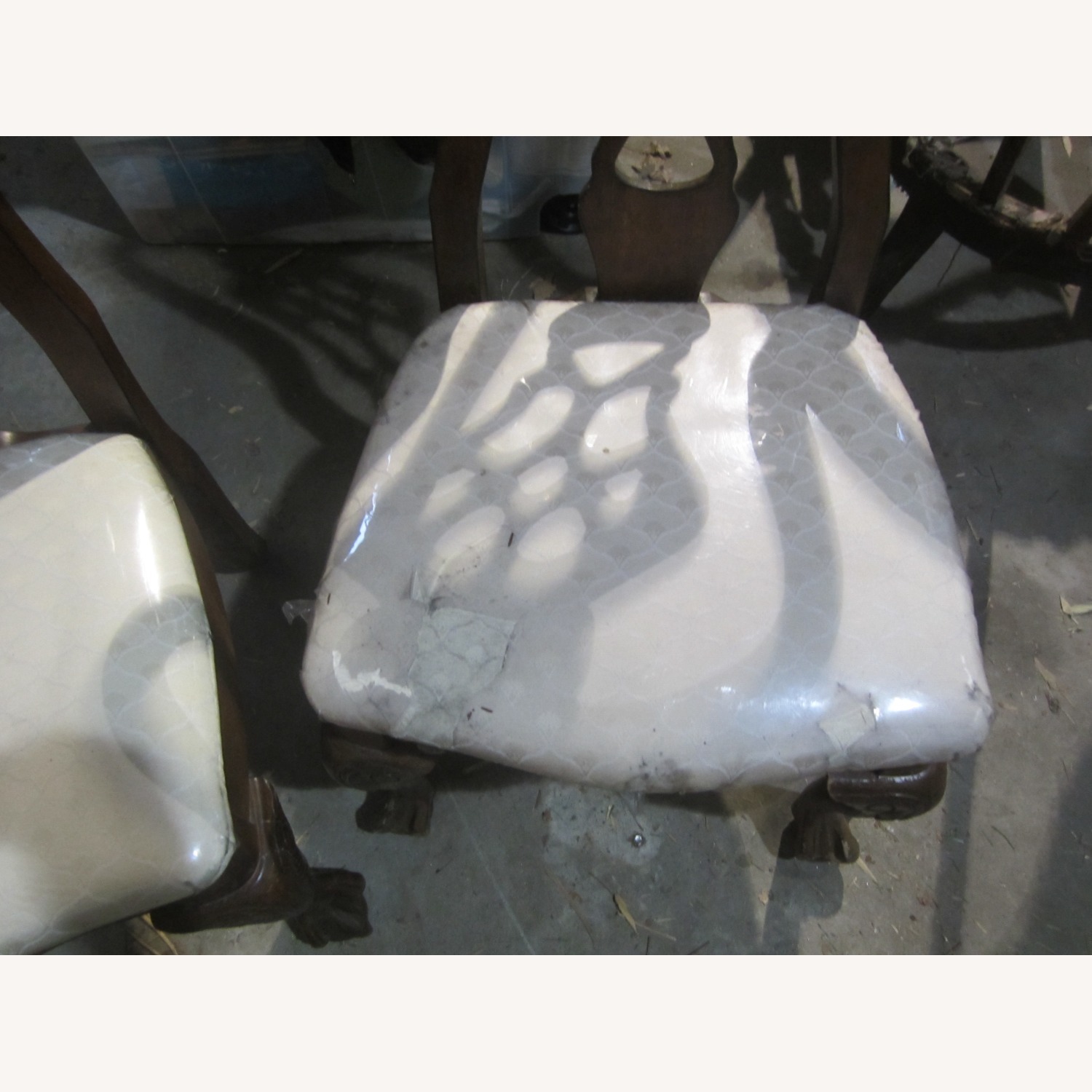 Vintage/Antique Dark Brown Dining Chairs - image-5