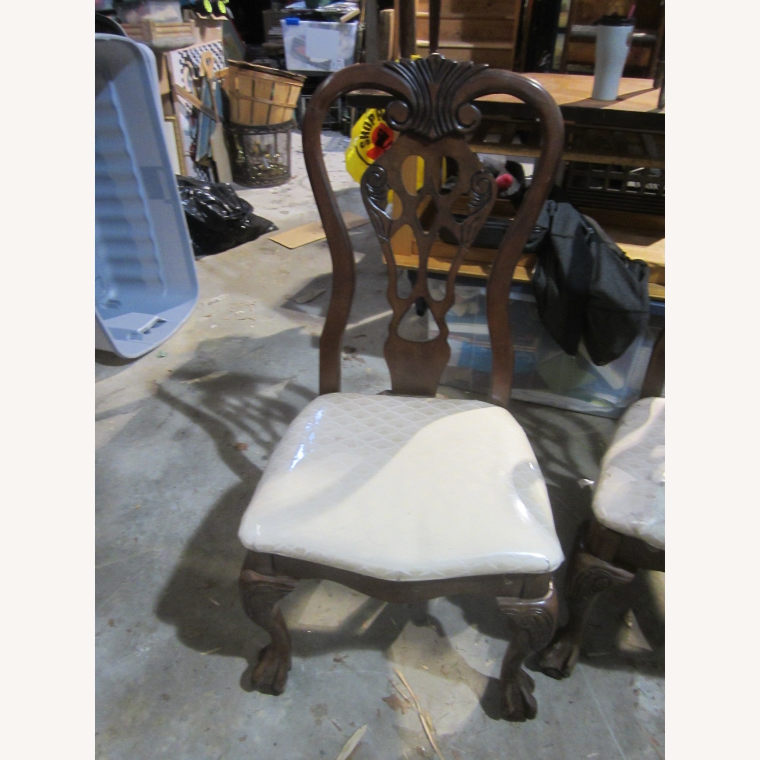 Vintage/Antique Dark Brown Dining Chairs - image-3