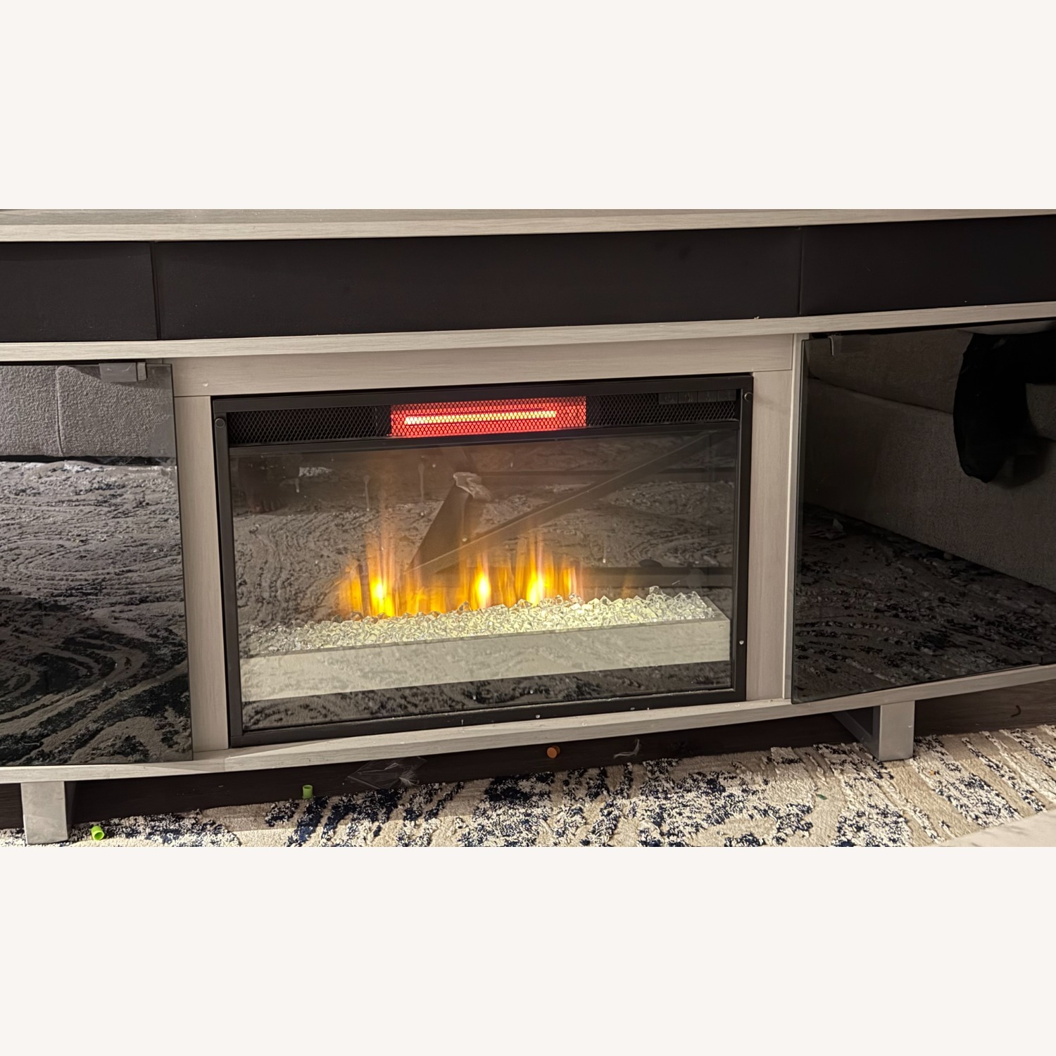 Elegant Home Fashions Light Gray Wall Shelf - image-4